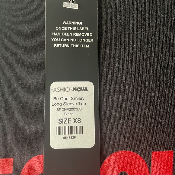 NWT Be Cool Smiley Tee - Picture 5 of 5